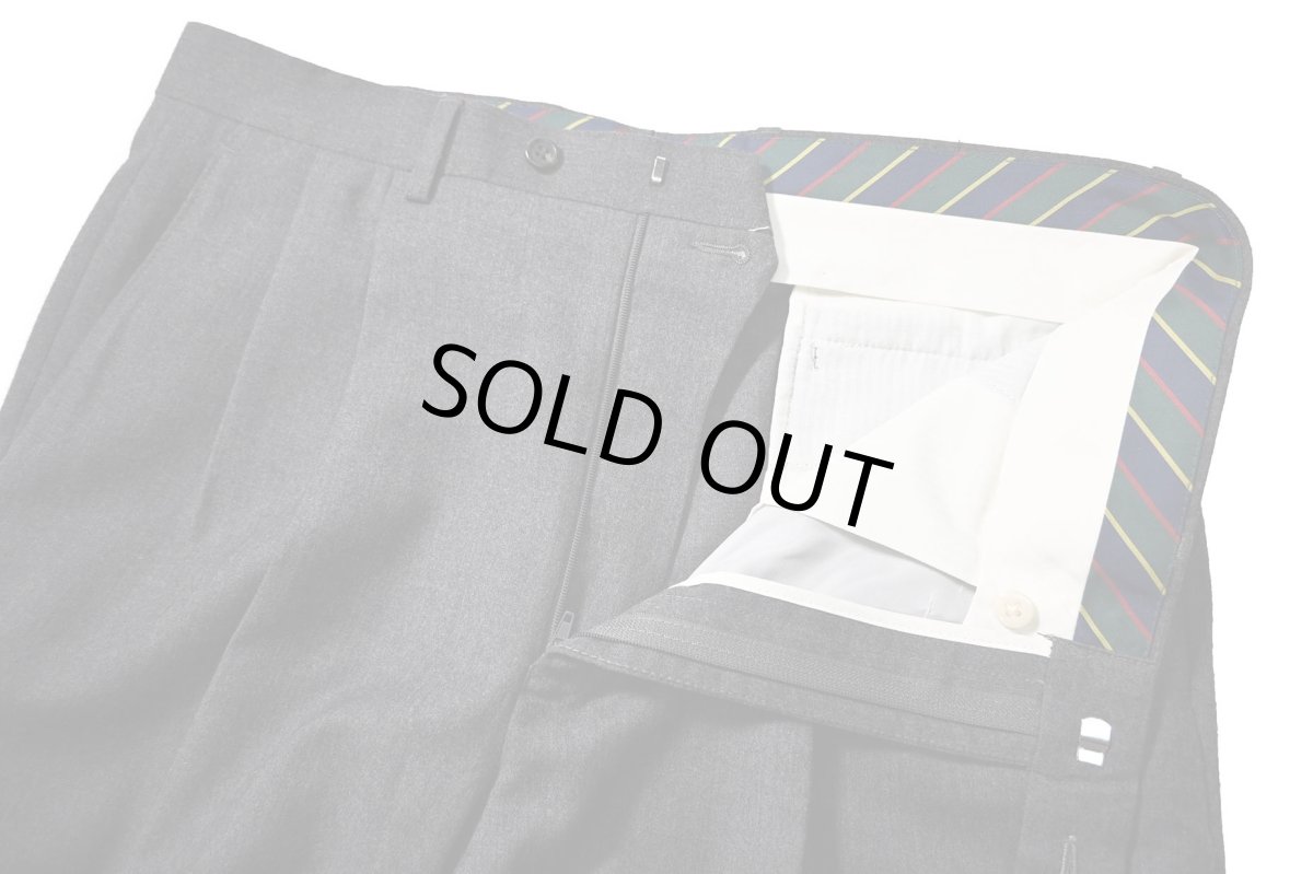 画像5: Used Chaps Wool Pleated Slacks (5)