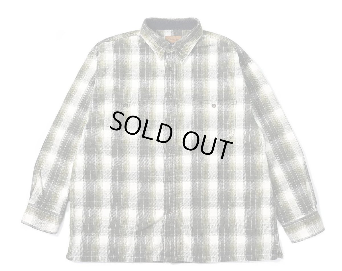 画像1: Used St John's Bay Heavy Flannel Shirt Box Cut (1)