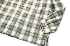 画像3: Used St John's Bay Heavy Flannel Shirt Box Cut (3)