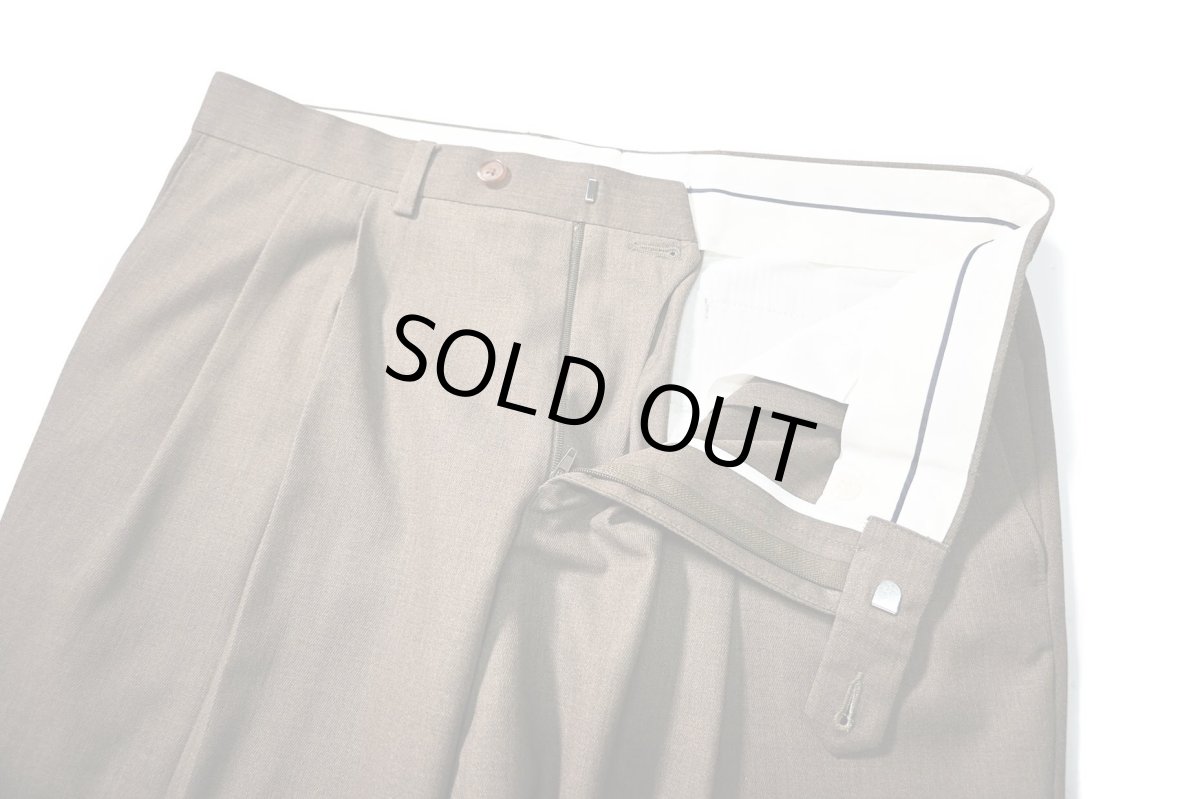 画像5: Used Ralph Lauren Polyester/Rayon Pleated Slacks (5)