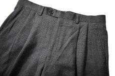 画像2: Used Chaps Wool Pleated Slacks (2)