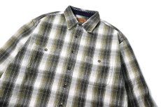 画像2: Used St John's Bay Heavy Flannel Shirt Box Cut (2)