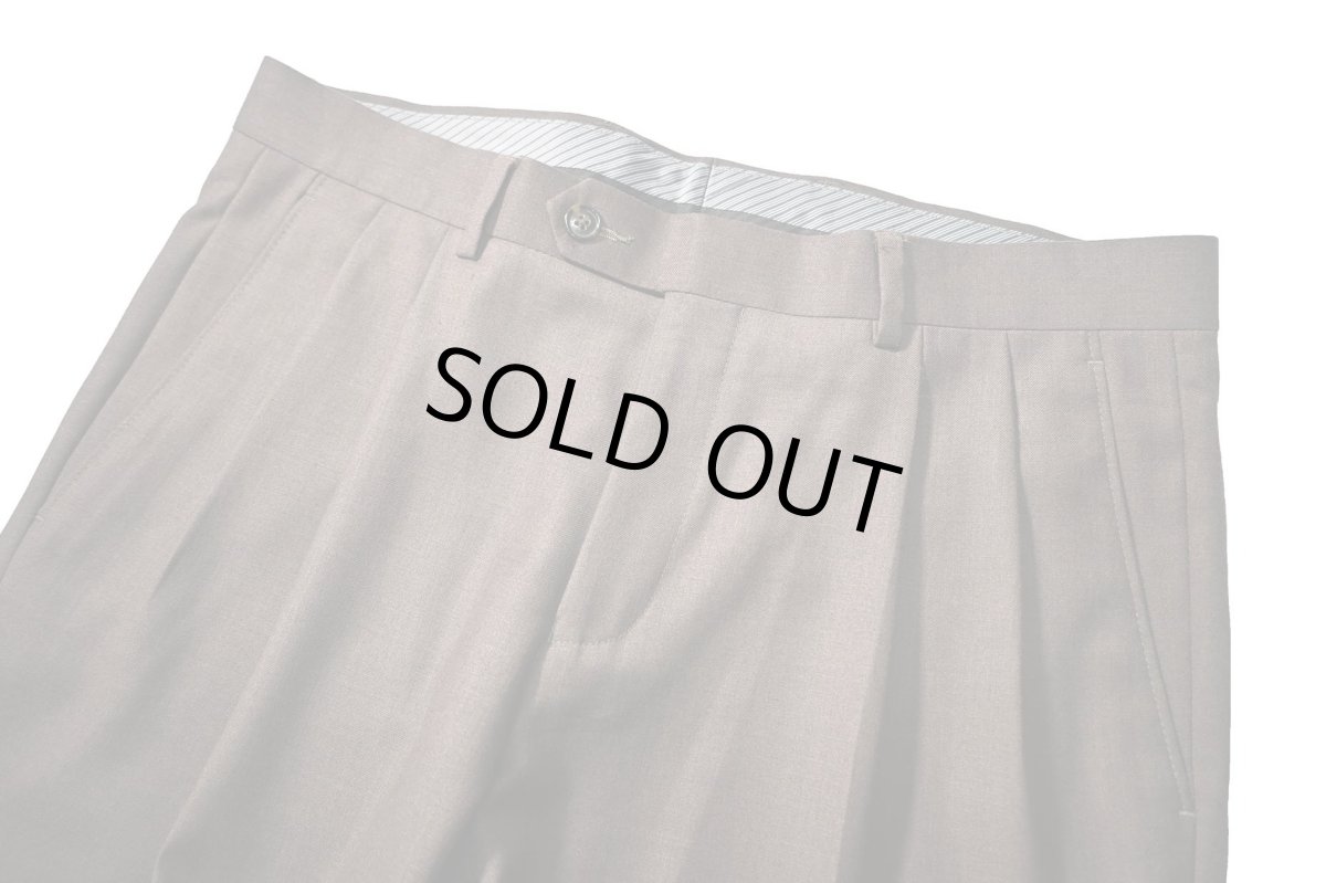 画像2: Used Lauren Ralph Lauren Polyester/Rayon Pleated Slacks (2)