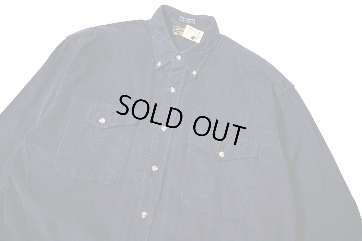 画像2: 80s Deadstock Eddie Bauer Corduroy Shirt (2)