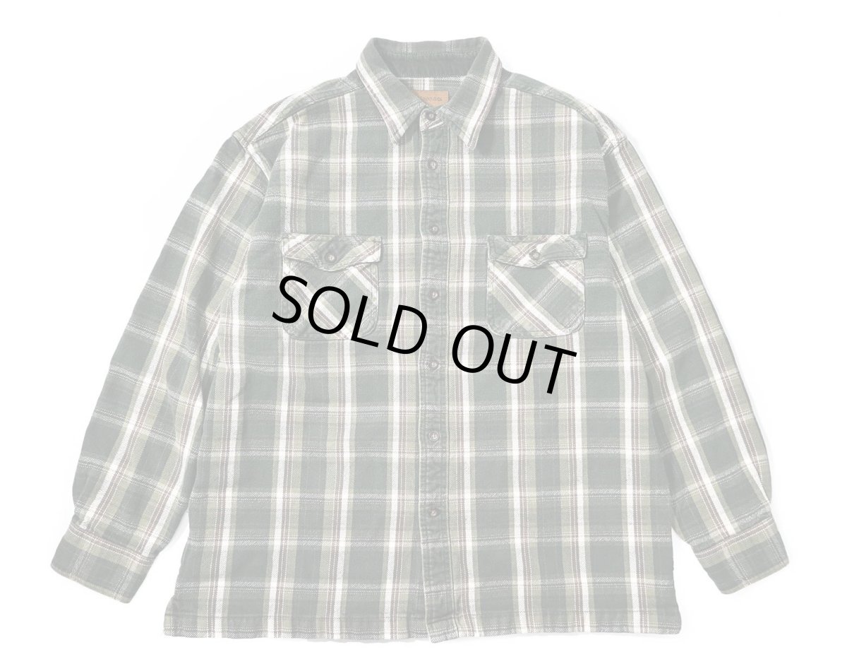 画像1: Used St John's Bay Heavy Flannel Shirt Box Cut (1)