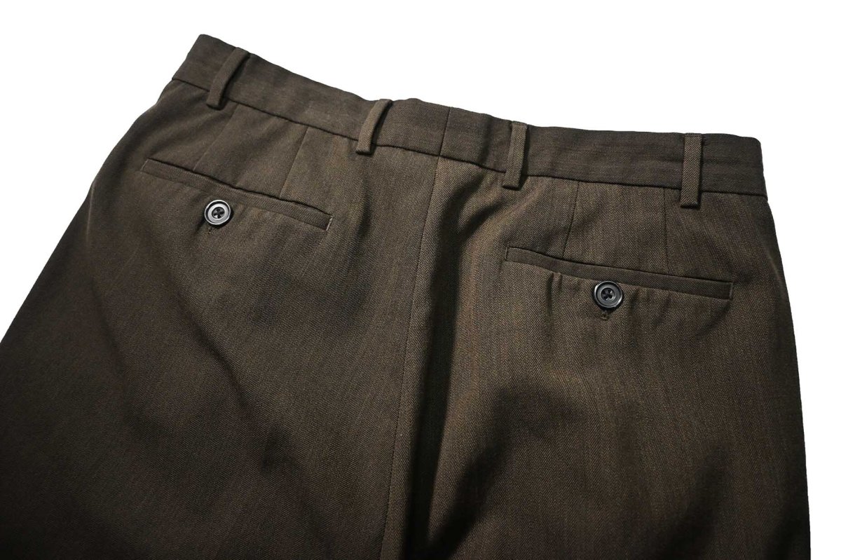 画像4: Used Le Collezioni Structure Wool Pleated Slacks (4)