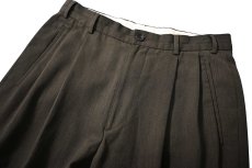 画像2: Used Le Collezioni Structure Wool Pleated Slacks (2)