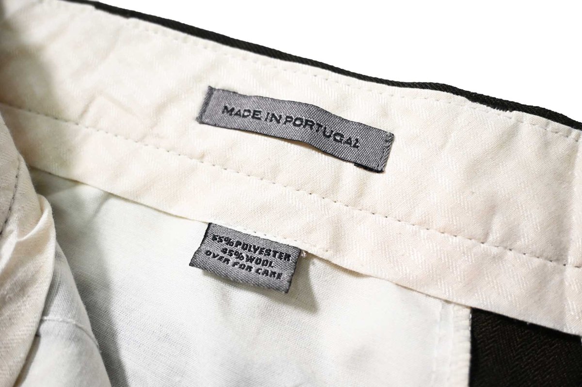 画像7: Used Le Collezioni Structure Wool Pleated Slacks (7)