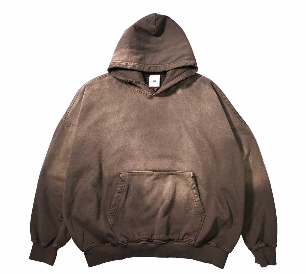 画像1: MOOJI MOOJI US Oversize Crop Hoodie Aged Brown (1)