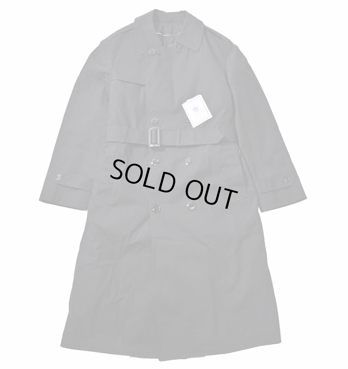 画像1: 14' Deadstock Us Navy All Weather Coat (1)