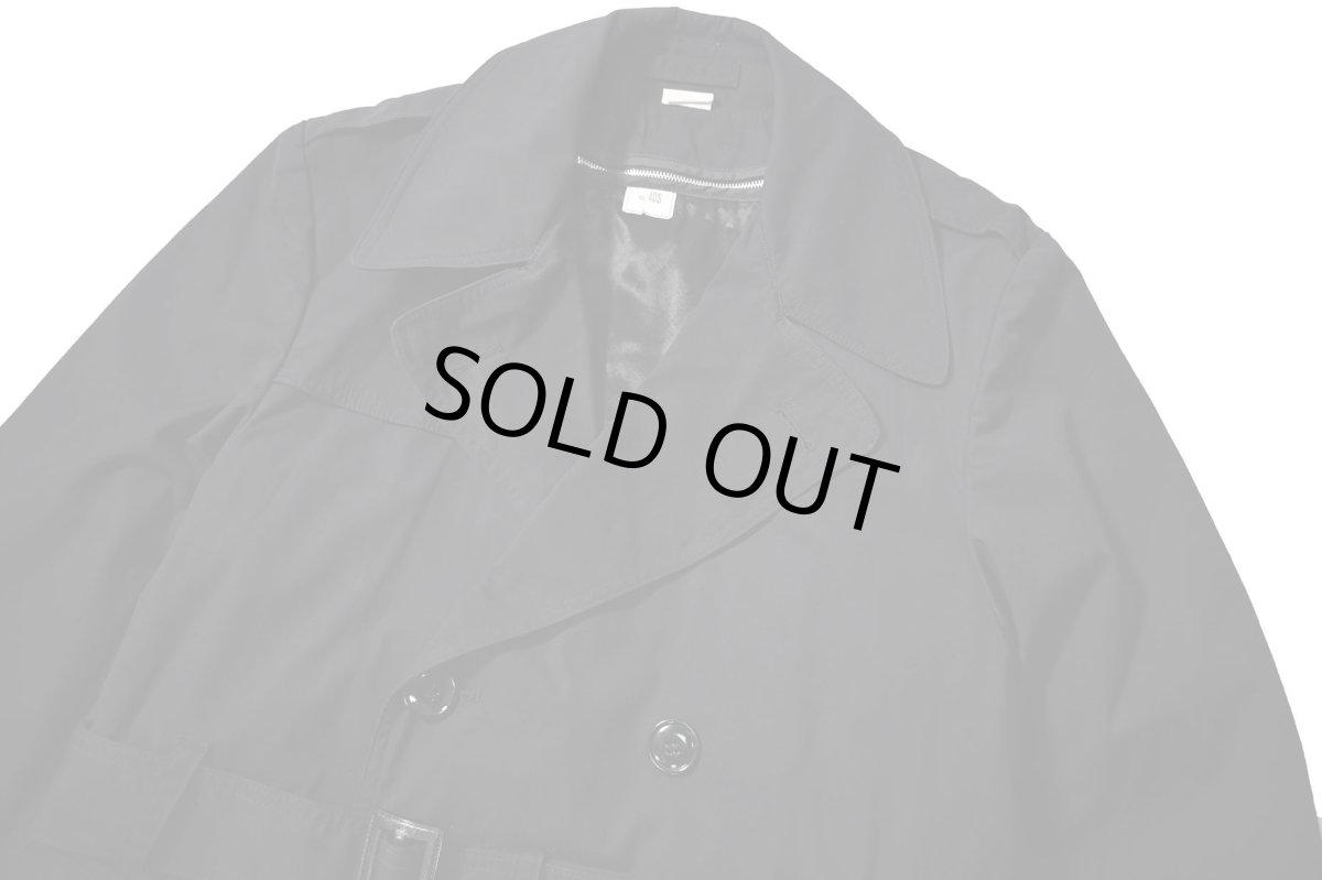 画像2: Used Us Navy All Weather Coat Black (2)