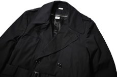 画像2: Used Us Navy All Weather Coat Black (2)