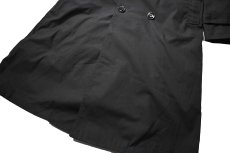 画像3: Used Us Navy All Weather Coat Black (3)