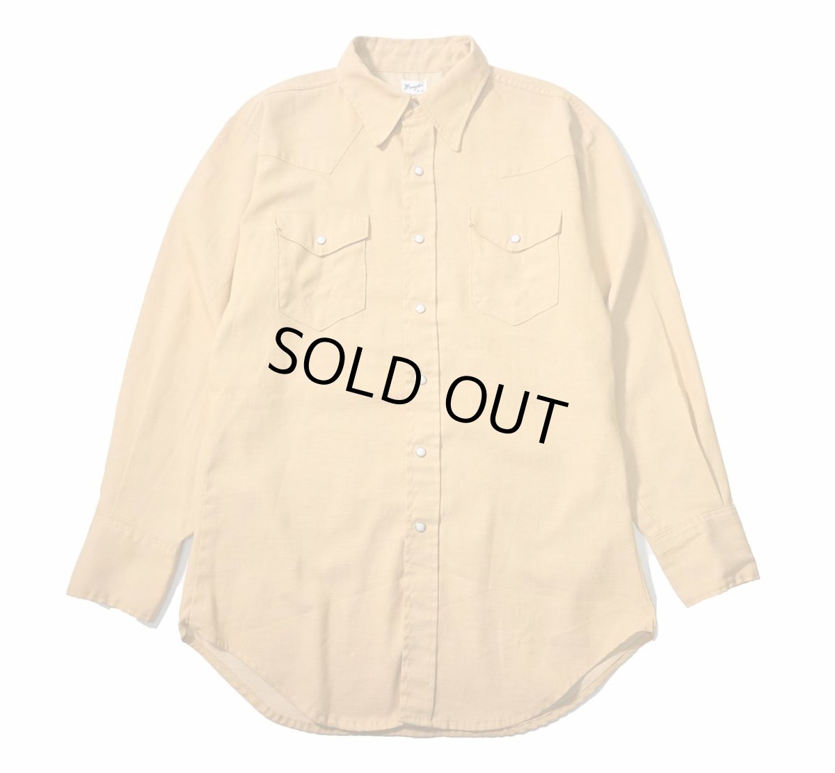 画像1: 60s Used Wrangler Western Shirt (1)