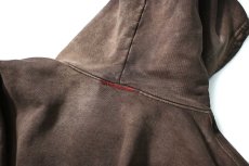 画像5: MOOJI MOOJI US Oversize Crop Hoodie Aged Brown (5)