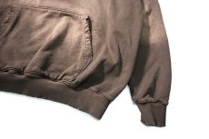 画像3: MOOJI MOOJI US Oversize Crop Hoodie Aged Brown (3)