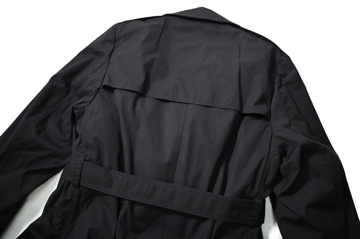画像8: Used Us Navy All Weather Coat Black (8)