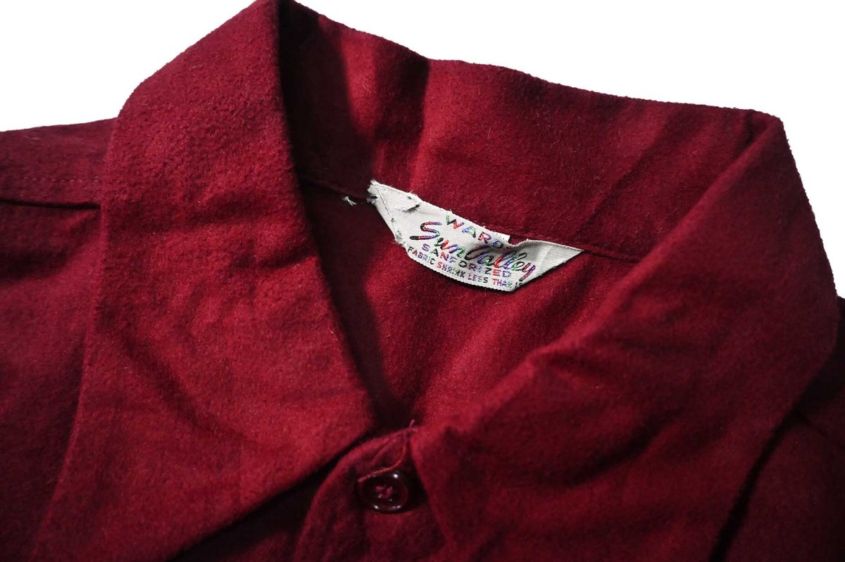 画像5: 50s Deadstock Sun Valley Chamois Cloth Shirt Shirt (5)