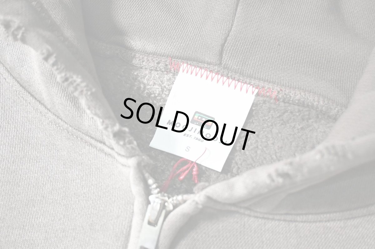 画像4: MOOJI MOOJI US Oversize Zip Up Hoodie Aged Stone Grey (4)