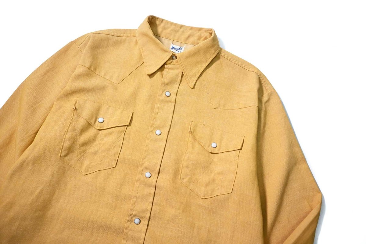 画像2: 60s Used Wrangler Western Shirt (2)