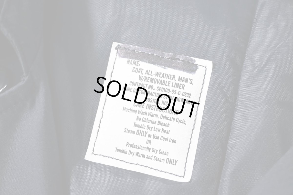 画像5: Used Us Navy All Weather Coat Navy (5)