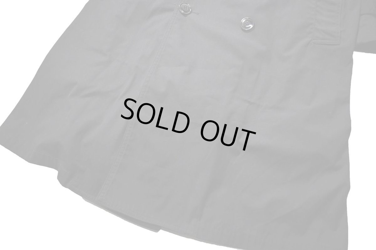 画像3: Used Us Navy All Weather Coat Black (3)