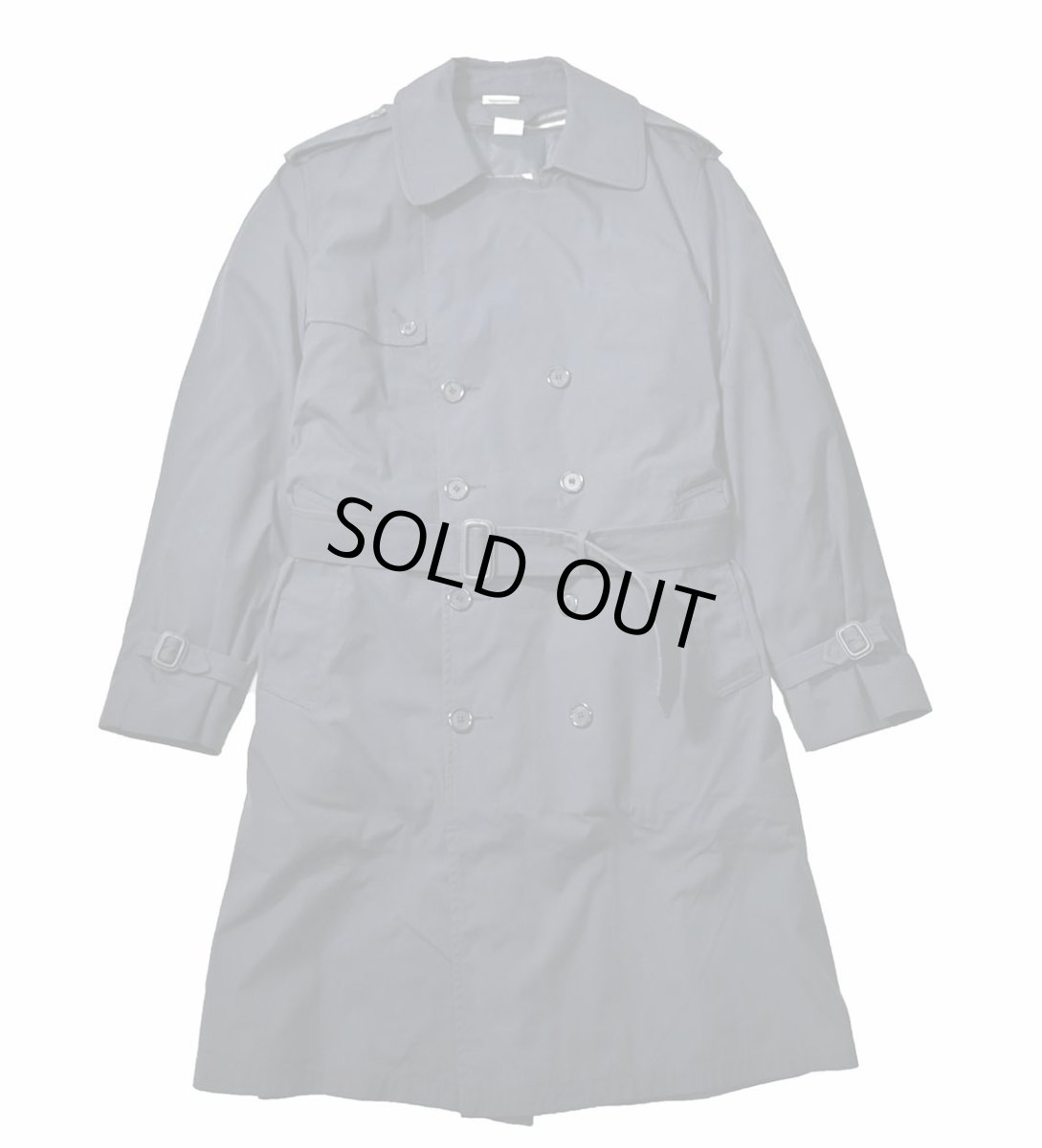 画像1: Used Us Navy All Weather Coat Navy (1)