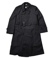 画像1: Used Us Navy All Weather Coat Black (1)