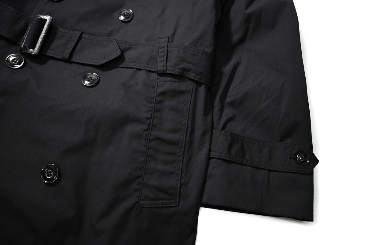 画像4: Used Us Navy All Weather Coat Black (4)