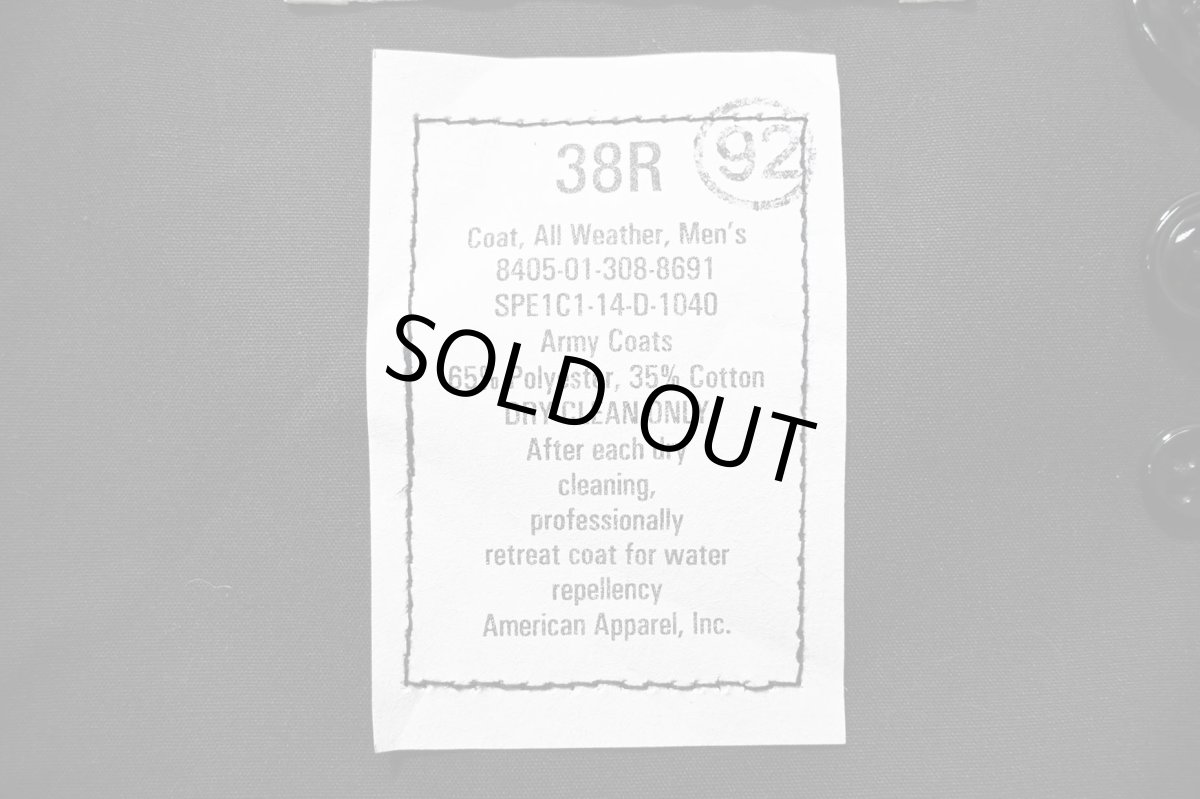 画像8: 14' Deadstock Us Navy All Weather Coat (8)