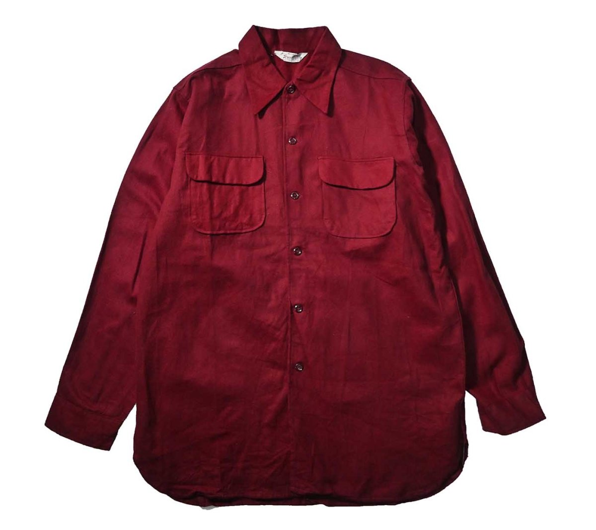 画像1: 50s Deadstock Sun Valley Chamois Cloth Shirt Shirt (1)