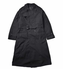画像1: Used Us Navy All Weather Coat Black (1)