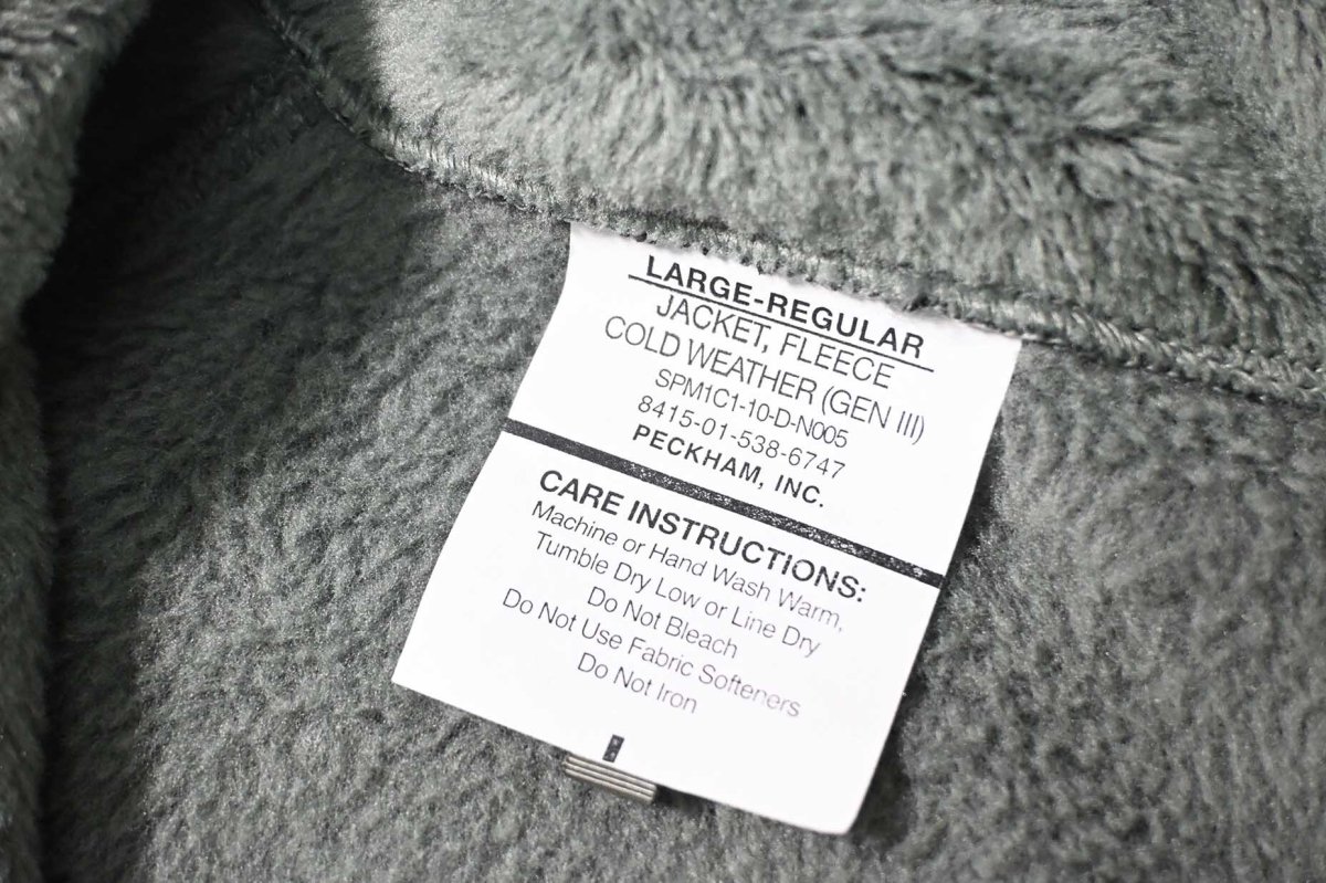 画像4: Deadstock ECWCS Gen3 Fleece Jacket Foliage Green (4)