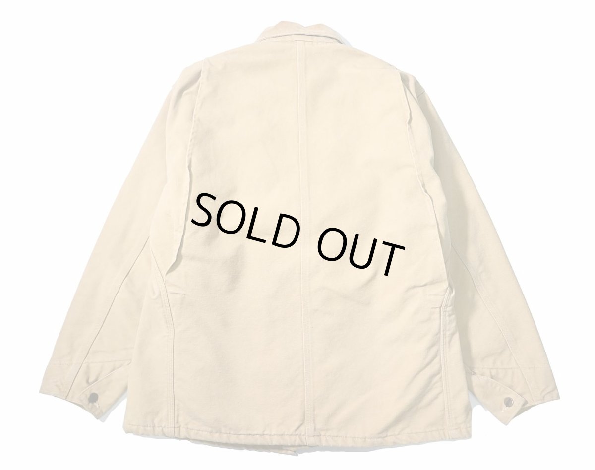 画像2: Used Carhartt Blanket Lined Michigan Chore Coat Wheat made in USA (2)