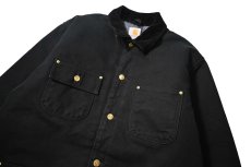 画像3: Used Carhartt Blanket Lined Michigan Chore Coat Black (3)