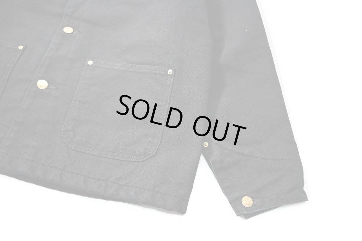 画像4: Used Carhartt Blanket Lined Michigan Chore Coat Black (4)