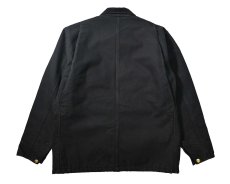 画像2: Used Carhartt Blanket Lined Michigan Chore Coat Black (2)