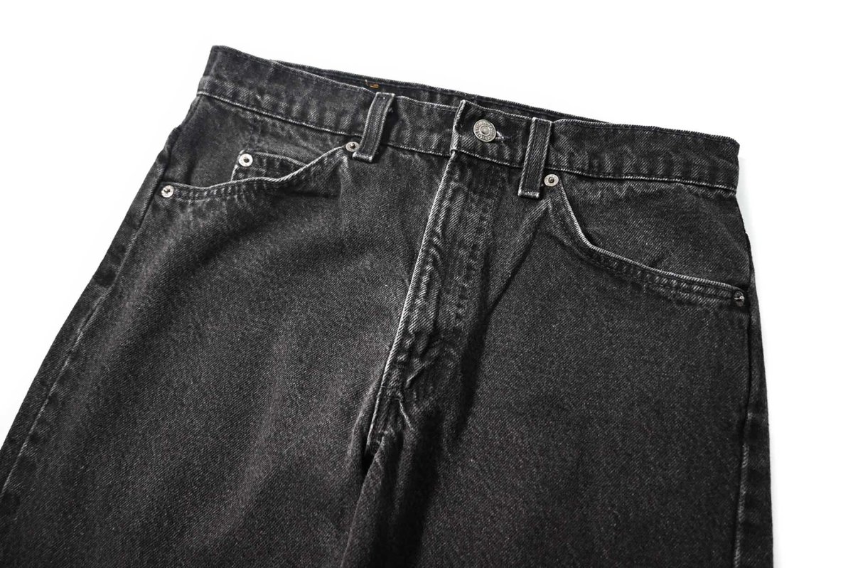 画像2: 94' Used Levi's 505 Denim Pants Black made in USA リーバイス (2)