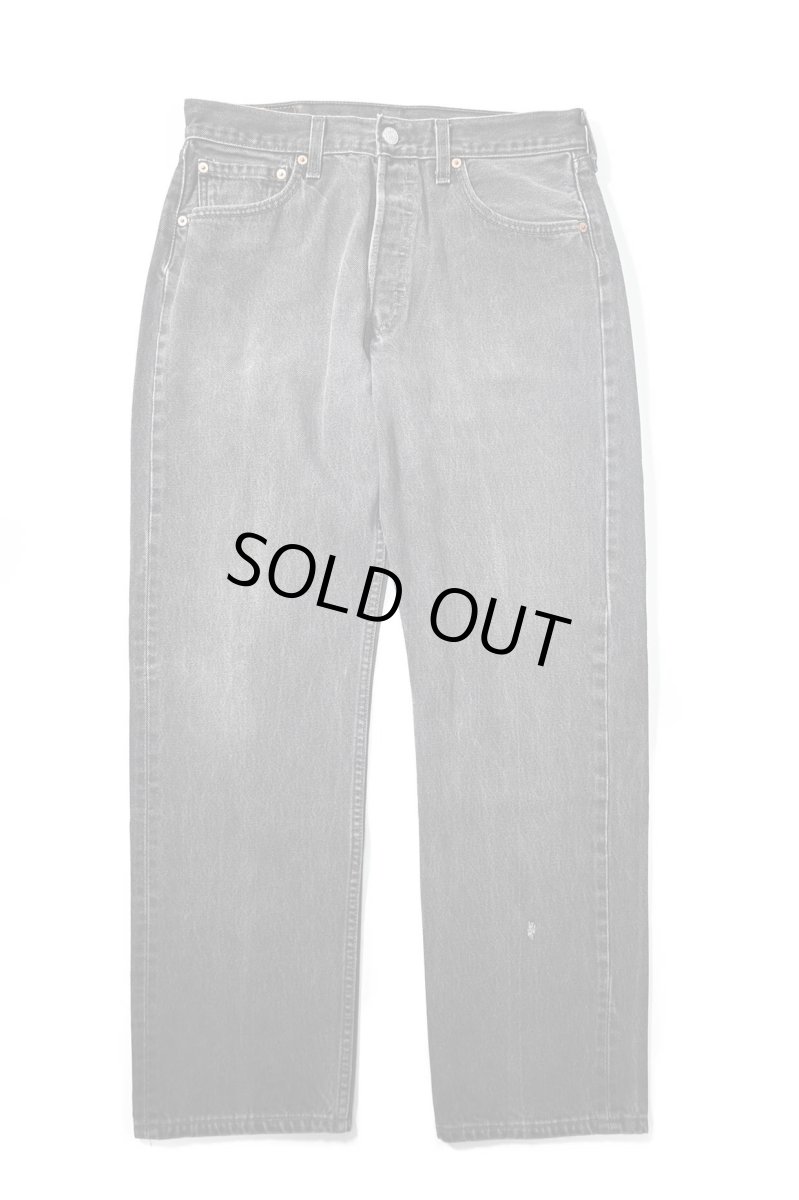 画像1: 01' Used Levi's 501 Denim Pants Black made in USA リーバイス (1)