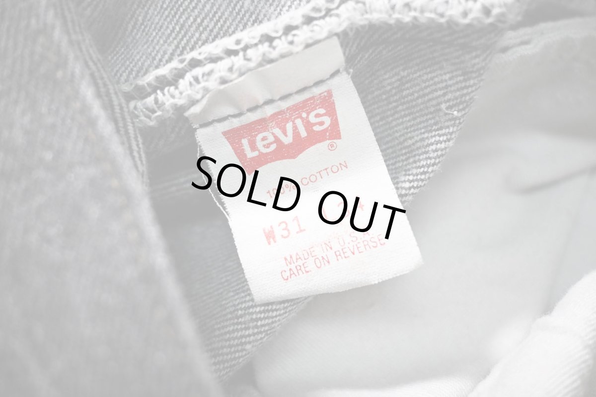画像7: 92' Used Levi's 501 Denim Pants Black made in USA リーバイス (7)