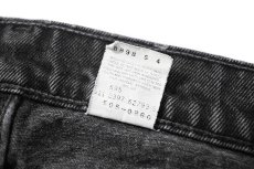 画像8: 97' Used Levi's 505 Denim Pants Cut Off Black made in USA リーバイス (8)