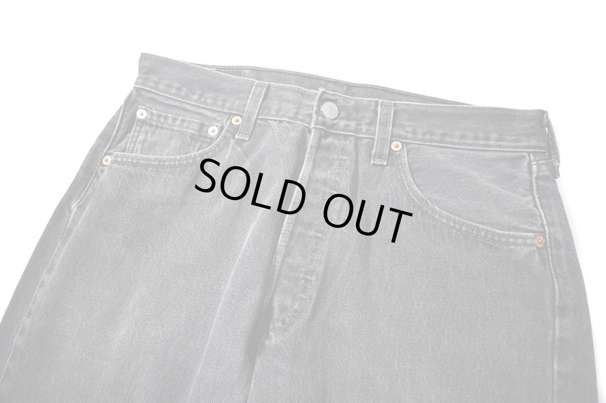 画像2: 01' Used Levi's 501 Denim Pants Black made in USA リーバイス (2)
