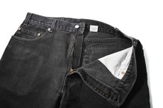 画像6: 01' Used Levi's 505 Denim Pants Cut Off Black made in USA リーバイス (6)