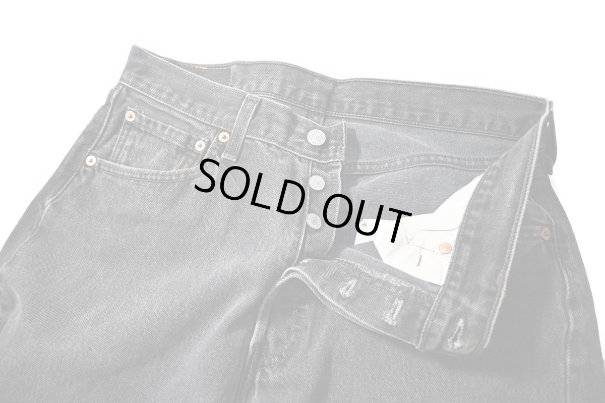 画像6: 01' Used Levi's 501 Denim Pants Black made in USA リーバイス (6)