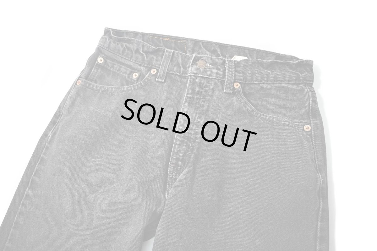 画像2: 97' Used Levi's 505 Denim Pants Black made in USA リーバイス (2)