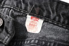 画像7: 97' Used Levi's 505 Denim Pants Black made in USA リーバイス (7)
