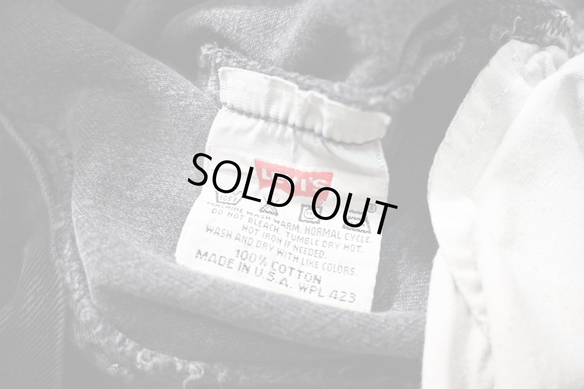 画像7: 94' Used Levi's 501 Denim Pants Black made in USA リーバイス (7)
