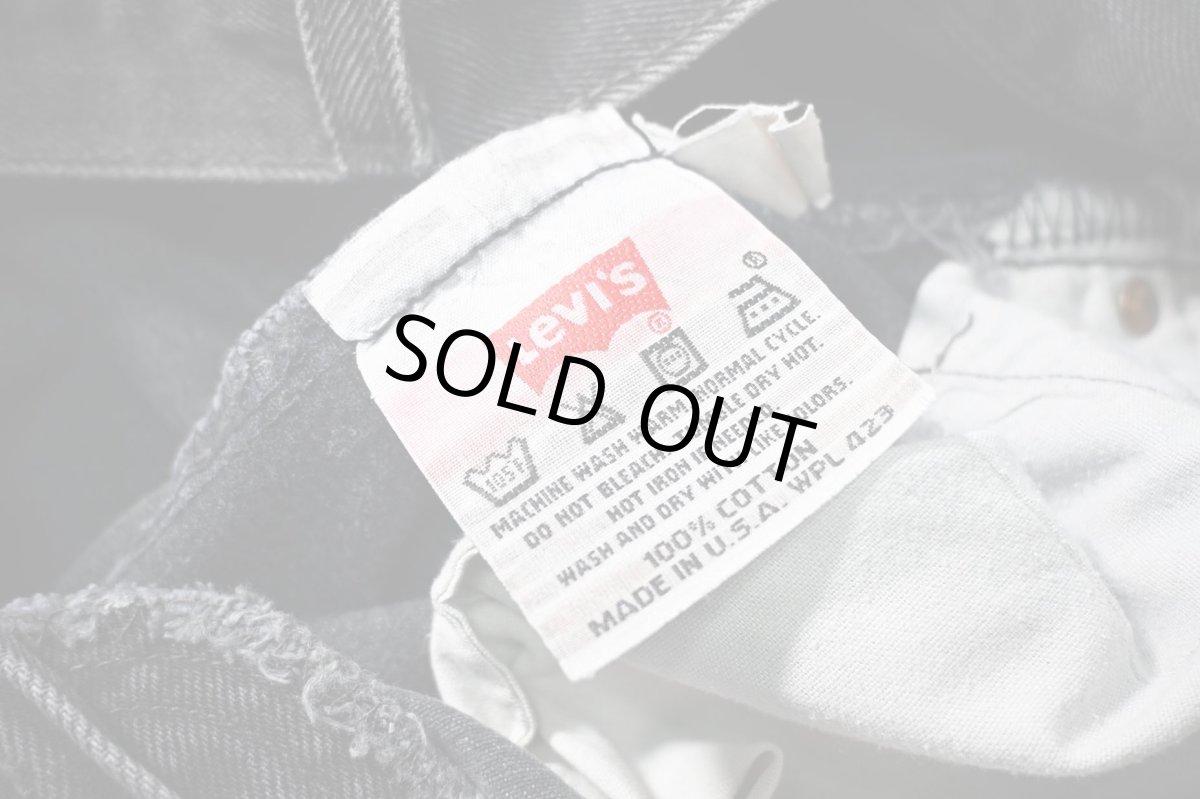 画像7: 01' Used Levi's 501 Denim Pants Black made in USA リーバイス (7)