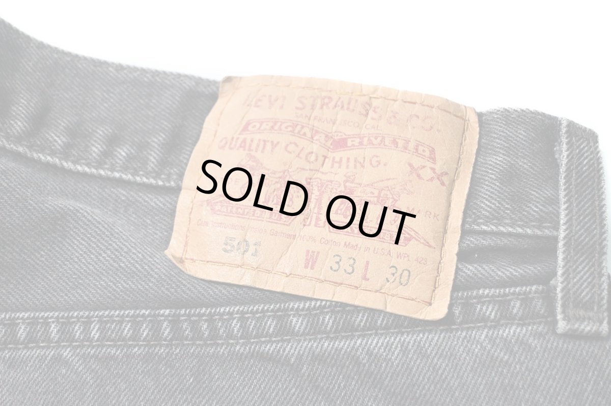画像5: 01' Used Levi's 501 Denim Pants Black made in USA リーバイス (5)