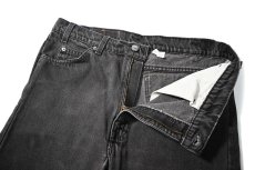 画像4: 95' Used Levi's 505 Denim Pants Cut Off Black made in USA リーバイス (4)
